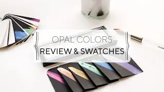 Kuretake Gansai Tambi Farbpalette: OPAL COLORS | Review & Swatches