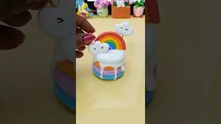 Clay Cake Art | How to Make Clay Cake #clayart #diy #shorts
