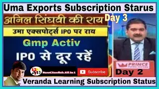 uma exports ipo l uma exports ipo subscription status l veranda learning ipo subscription status