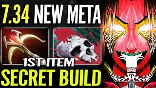 1st Item Daedalus [Phantom Assassin] Secret Farming Skill with this Build - 100% Broken in Dota 2