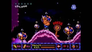 [Sega Genesis] - ToeJam & Earl in Panic on Funkotron - Level 13 - The Funkotronian Moon