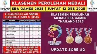 Indonesia Wins 17 Gold Medals! 2025 SEA Games Medal Standings - Thailand 2025 SEA Games