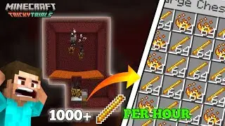 Minecraft The Best Blaze Rod Farm 1.21.5 (Java&Bedrock) no wither rose (Easy and Simple)