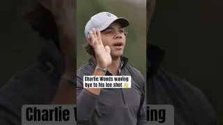 Elite celly from Tiger&rsquo;s son Charlie 👋