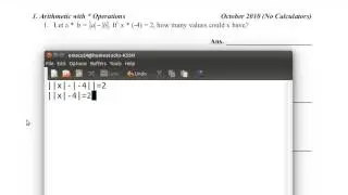 MAML, Arithmetic with * Operations: Absolute Value Equations
