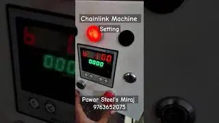 Chainlink Machine Setting | 9763652075 #machine  #chainlink #barbedwire #mechanical