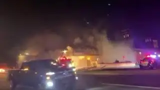 Commercial Fire at Aaron&rsquo;s Furniture and Appliances in Hemet