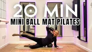 20 minute Mat Pilates with Pilates Mini Ball, Pregnancy Prenatal Mat Pilates Workout with Ball