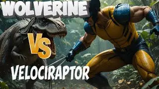 How Many Velociraptors 🦖 Does It Take to Defeat Wolverine 🟡💥?