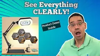 This Magnifying Lamp Makes Small Work EASY!