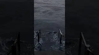 Ocean Meme but it's CGI (Blender with Flip Fluids) #shorts #3d #blender3d #simulation #animation