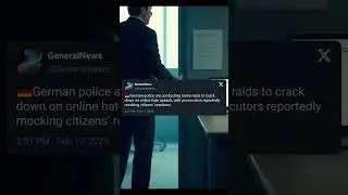 German Police Raid Homes Over Online Speech&mdash;Prosecutors Laugh?! #news