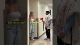 ASKING COLLEGE STUDENTS IF I CAN SLEEP OVER!! 😳