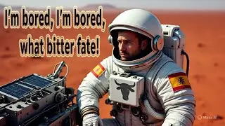 🚀 &ldquo;I&rsquo;m Bored on Mars What Bitter Fate&rdquo;🚀  🌌 Space humor song, lonely astronaut on Mars  👨&zwj;🚀😂