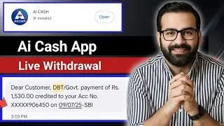 Ai Cash app withdrawal || ai cash payment proof | ai cash se pese kaise kamaye. | Ai cash app