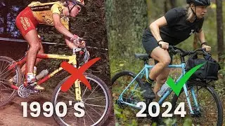 Modern Gravel Bikes vs. 90's Mountain Bike