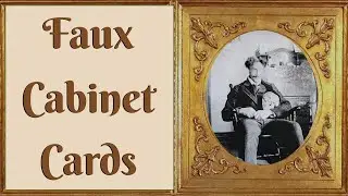 DIY Genuine Faux Cabinet Cards