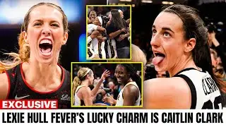 Lexie Hull Clutch Steal раскрывает счастливый талисман Кейтлин Кларк от лихорадки!