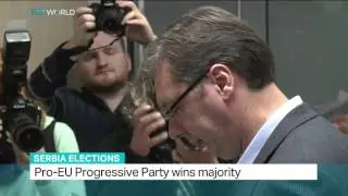 Ruling party claims victory in Serbia's general election, Aljosa Milenkovic reports