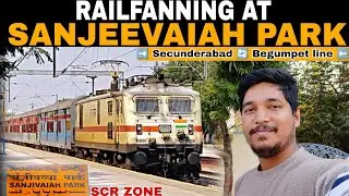 RAILFANNING at Sanjeevaiah Park Railway Station | Superfast Express Train | SCR | INDIAN RAILWAYS 🇮🇳
