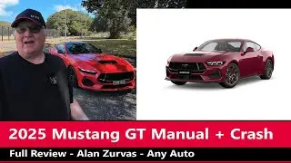 Обзор Ford Mustang GT 2025 года с ручным управлением ANYAUTO