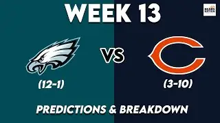 Bears return from bye, face 12-1 Eagles | Predictions & Analysis
