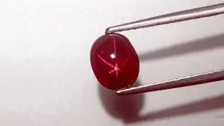 3.63-Carat Rare Burmese Pigeon Blood Red Star Ruby (Sharp Star)