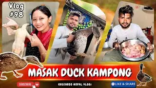 #vlog98 MASAK BEBEK // KEKOMPAKAN FAMILY POTONG BEBEK DINEPAL 🇳🇵🥰