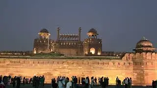 Redfort, New Delhi at Night