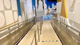 &ldquo;it&rsquo;s a small world&rdquo; social distancing markings (Magic Kingdom)