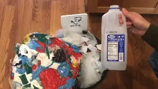 CONVERTING &ldquo;old milk jugs&rdquo; into &ldquo;artwork&rdquo; (recycling HDPE at home)