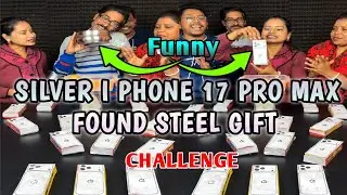 Absolute Silver I Phone 17 Pro Max Found Steel Gift Funny Challenge With Family