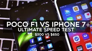 POCO F1 vs iPHONE 7 PLUS Ultimate SPEED TEST COMPARISON - Can It Beat iPhone ?