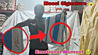 Messi Signed Tshirt 👕😭🥹 | Best Moment Ever 😱