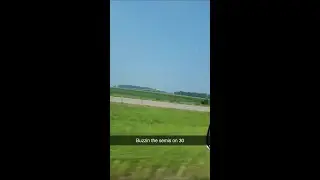 Video shows crop dusting plane nearly clipping semi-truck in Northwest Indiana