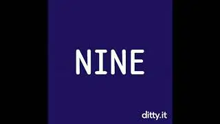 Counting 1-100 ditty.it
