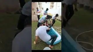 Holi in Hydrabootcamp ❤️ #shorts #hydra #dynamo #kanika #holi #vlog