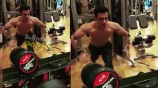 Aayush Sharma's gym workout for Salman Khan Movie