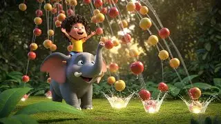 The Elephant Who Painted His Trunk 🐘🎨   Kids Story Video   Creative Learning Adventure