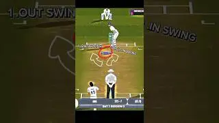 Real Cricket 22 Test match Bowling Wicket Trick