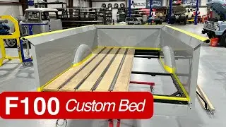 Rods n Mods is live! Laying Wood down! F100 Truck Bed