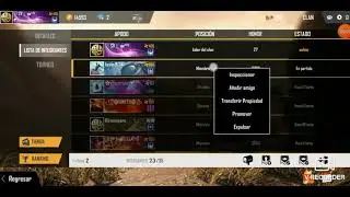 Mostrando mi clan de free fire