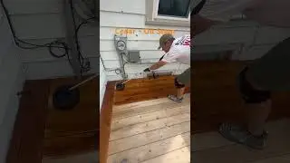 Expert Stain & Seal (ESS) - new decking (clean and brighten) - color: Cedar Transparent 😊