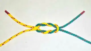 2 ways to connect a rope, connecting knots.
