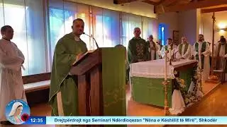 Mesha e shenjtë nga Seminari Ndërdioqezan 'Nëna e Këshillit të Mirë', Shkodër