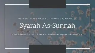 LIVE : Malaikat Malaikat Yang Mulia - Ustadz Mohamad Nursamsul Qamar, Lc