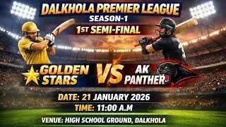 DPL SEASON 1 SEMI-FINAL ( GOLDEN STARS VS AK PANTHER)