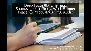 Deep Focus 8D: Cinematic Soundscape for Study, Work & Inner Peace 🎧 #FocusMusic #8DAudio