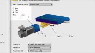Unit Setup for a Rack and Pinion Mechanism in the AKD Servo Drive | Kollmorgen | 2 Min of Motion