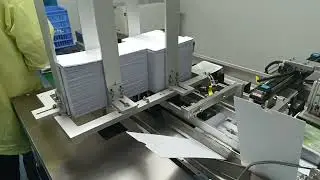 Mask cartoning Machine Add inner tray live production video